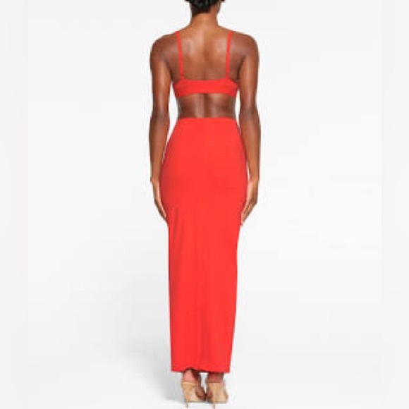 SKIMS Fits Everybody Long Skirt | Poppy | Size S - Picture 2 of 11